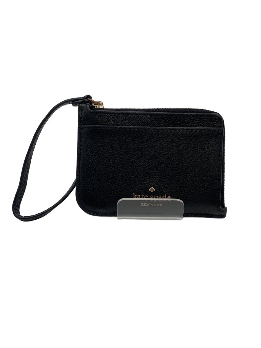 【中古】kate spade new york◆パスケース/--/BLK/レディース/WLRU5467【服飾雑貨他】