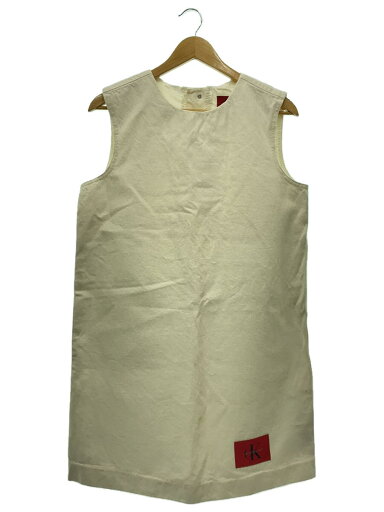 【中古】Calvin Klein◆ノースリーブワンピース/M/デニム/WHT/無地/P0 LP00011633【レディースウェア】 【中古】Calvin Klein◆ノースリーブワンピース/M/デニム/WHT/無地/P0 LP00011633【レディースウェア】