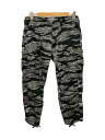 【中古】A BATHING APE◆ボトム/M/コットン/GRY/カモフラ/001PTE731902X【メンズウェア】