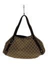 【中古】GUCCI◆アビー/トートバッグ/キャンバス/ブラウン/130736/グッチ【バッグ】