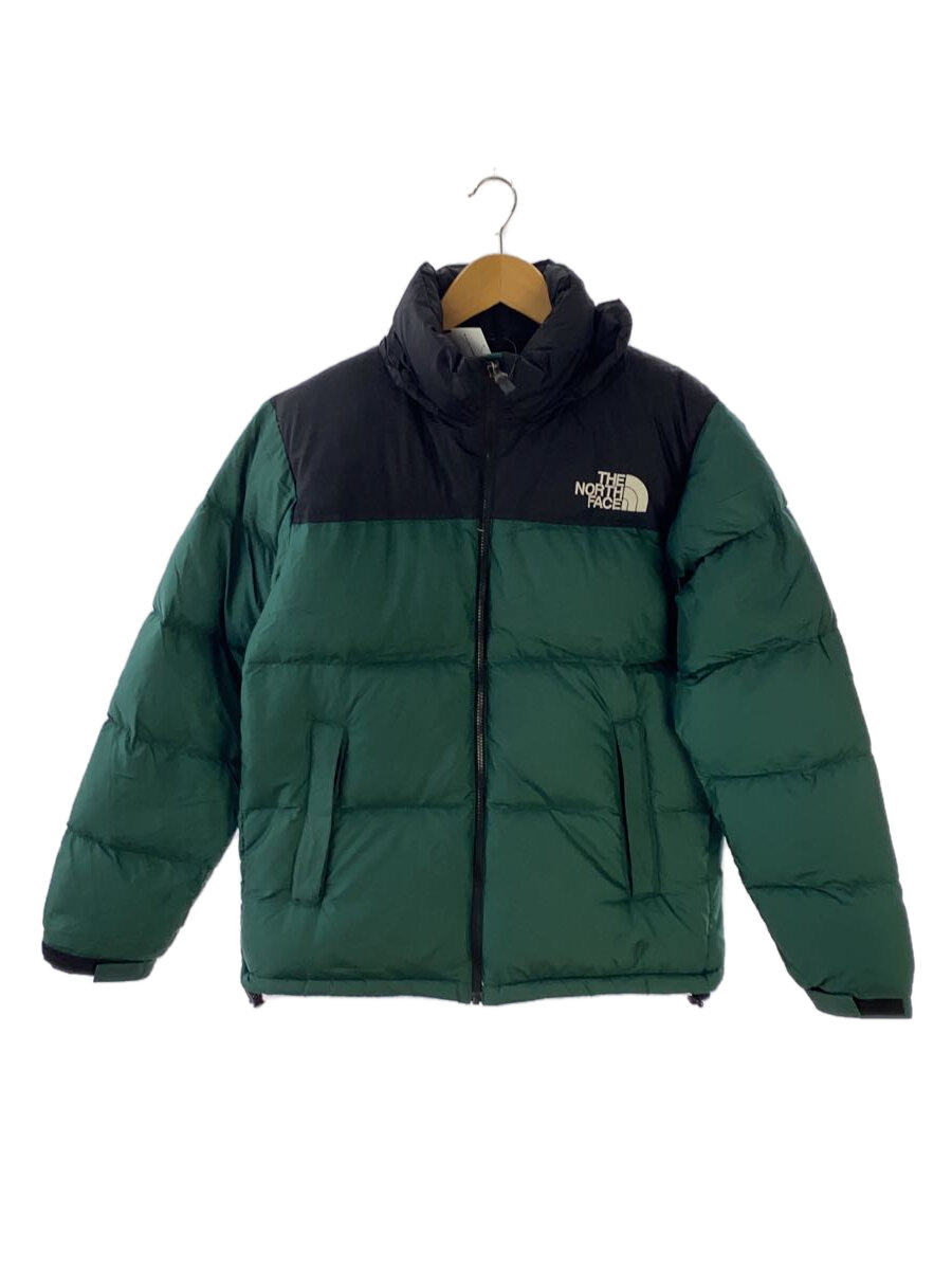 【中古】THE NORTH FACE◆NUPTSE JACKET_ヌプシジャケット/L/--/GRN【メンズウェア】