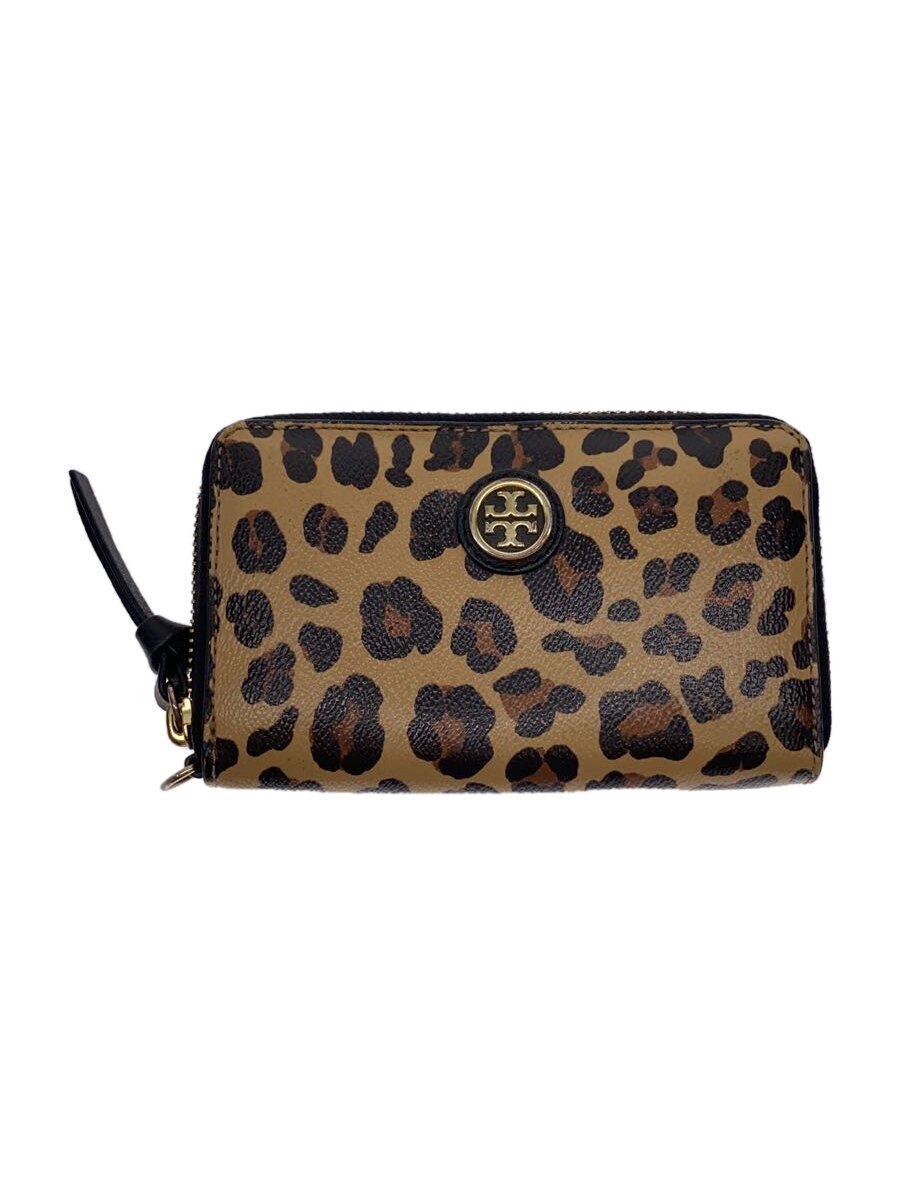 【中古】TORY BURCH◆財布/レザー/マルチカラー/アニマル/レオパード/レディース/HLM034【服飾雑貨他】