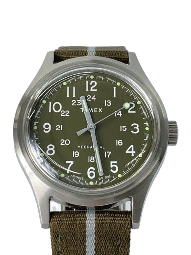 【中古】TIMEX◆MECHANICAL CAMPER MK1/手巻腕時計/アナログ/KHK/KHK/SS/TW2U69000【服飾雑貨他】 【中古】TIMEX◆MECHANICAL CAMPER MK1/手巻腕時計/アナログ/KHK/KHK/SS/TW2U69000【服飾雑貨他】