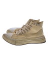 【中古】MIHARA YASUHIRO◆YUCCA OG Sole Over-dyed Canvas High-top/38/BEG/B13FW701【シューズ...
