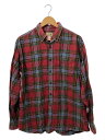 【中古】L.L.Bean◆長袖シャツ/L/コットン/マルチカラー/チェック【メンズウェア】