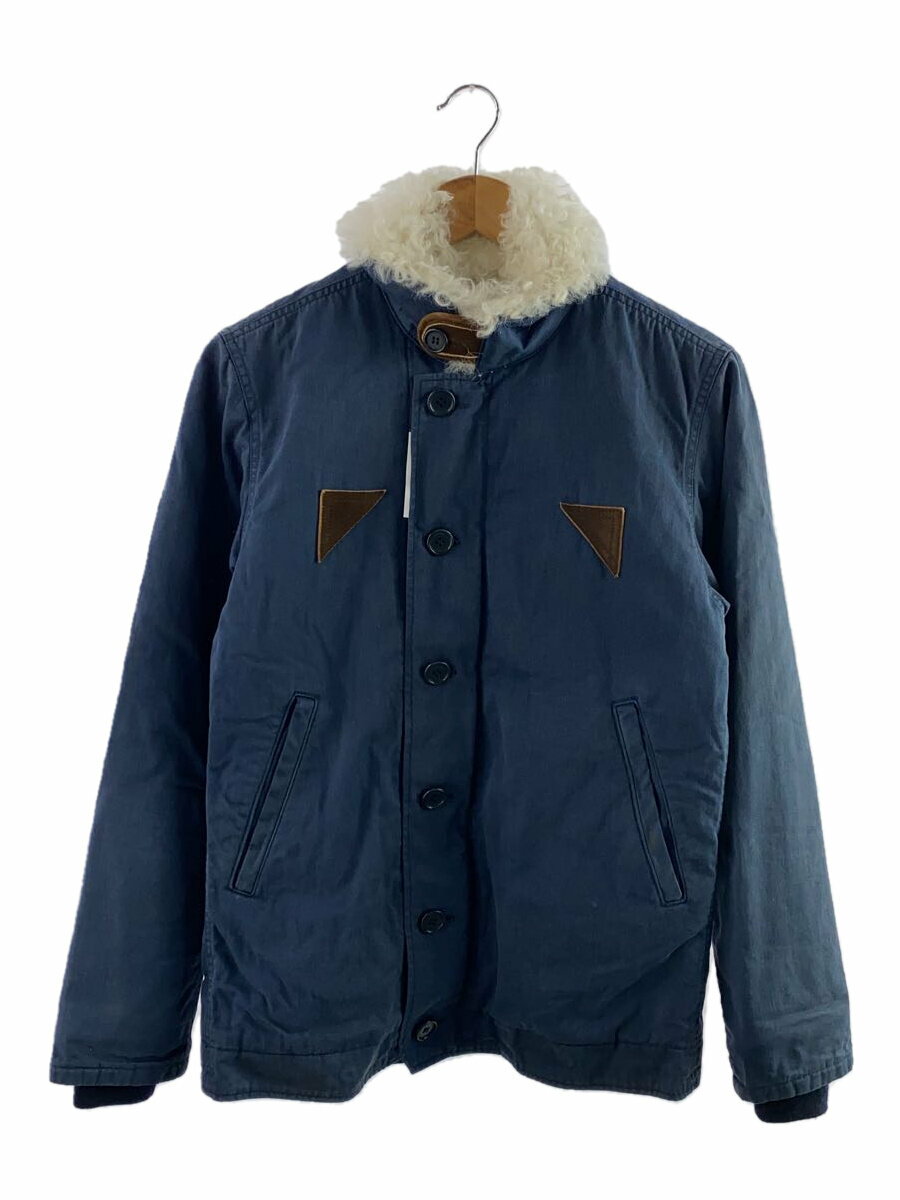 【中古】visvim◆12AW/Deckhand Jacket/1/コットン/NVY/0112205013021【メンズウェア】