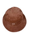 【中古】NEW ERA◆バケットハット/M/コットン/PNK/無地/レディース【服飾雑貨他】