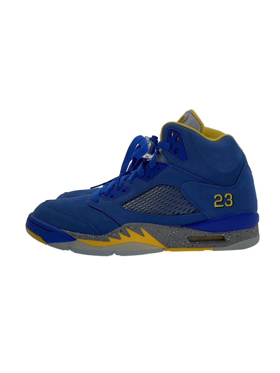 NIKE◆AIR JORDAN 5 LANEY JSP/エアジョーダン/ブルー/CD2720-400/27.5cm/BLU