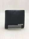 【中古】BVLGARI◆2つ折り財布/--/BLK/28