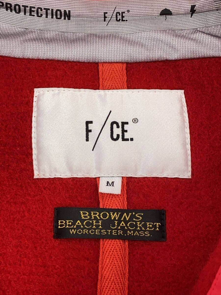 【中古】F/CE◆コート/M/ウール/RED/F1802BB0002【メンズウェア】