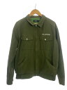 【中古】X-LARGE◆EMBROIDERY SLAMMED CAR WORK JACKET/L/コットン/KHK/101213021001【メンズウェア】