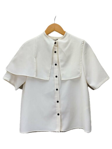【中古】UNITED ARROWS◆半袖シャツ/FREE/ポリエステル/WHT/1411000005//【レディースウェア】 【中古】UNITED ARROWS◆半袖シャツ/FREE/ポリエステル/WHT/1411000005//【レディースウェア】