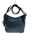 【中古】MICHAEL KORS◆ショルダーバッグ/レザー/BLU/35H3GEGM2L【バッグ】