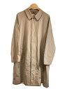 【中古】HERNO◆ステンカラーコート/48/コットン/クリーム【メンズウェア】
