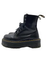 【中古】Dr.Martens◆レースアップブーツ/24cm/BLK/レザー【シューズ】(4)