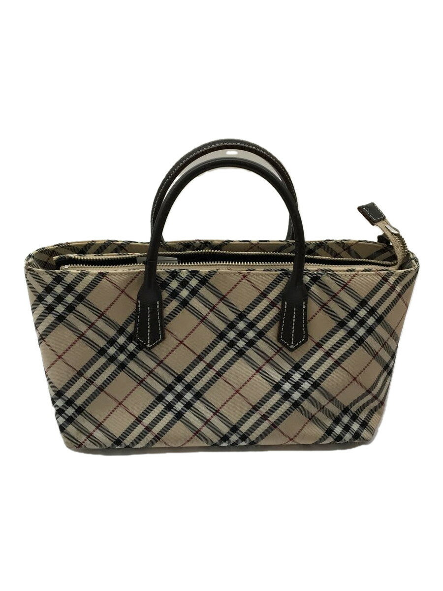 【中古】BURBERRY LONDON◆ハンドバッグ/--/CRM/チェック【バッグ】