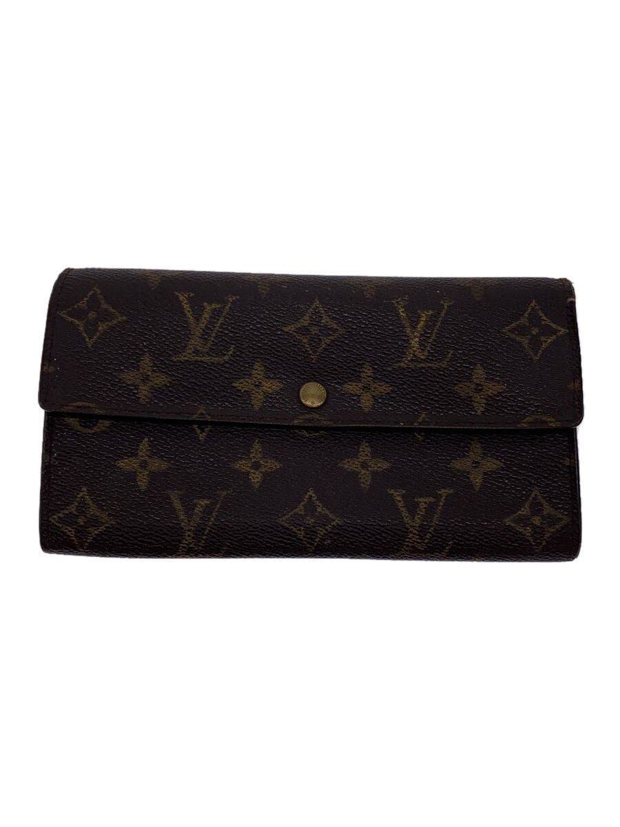Clothing Accessories (Caps, Ties, Belts) - 【中古】LOUIS VUITTON◆2)ポシェット・ポルト・モネ・クレディ_モノグラム・キャンバス/PVC/BRW/モノグラム/メンズ【服飾雑貨他】