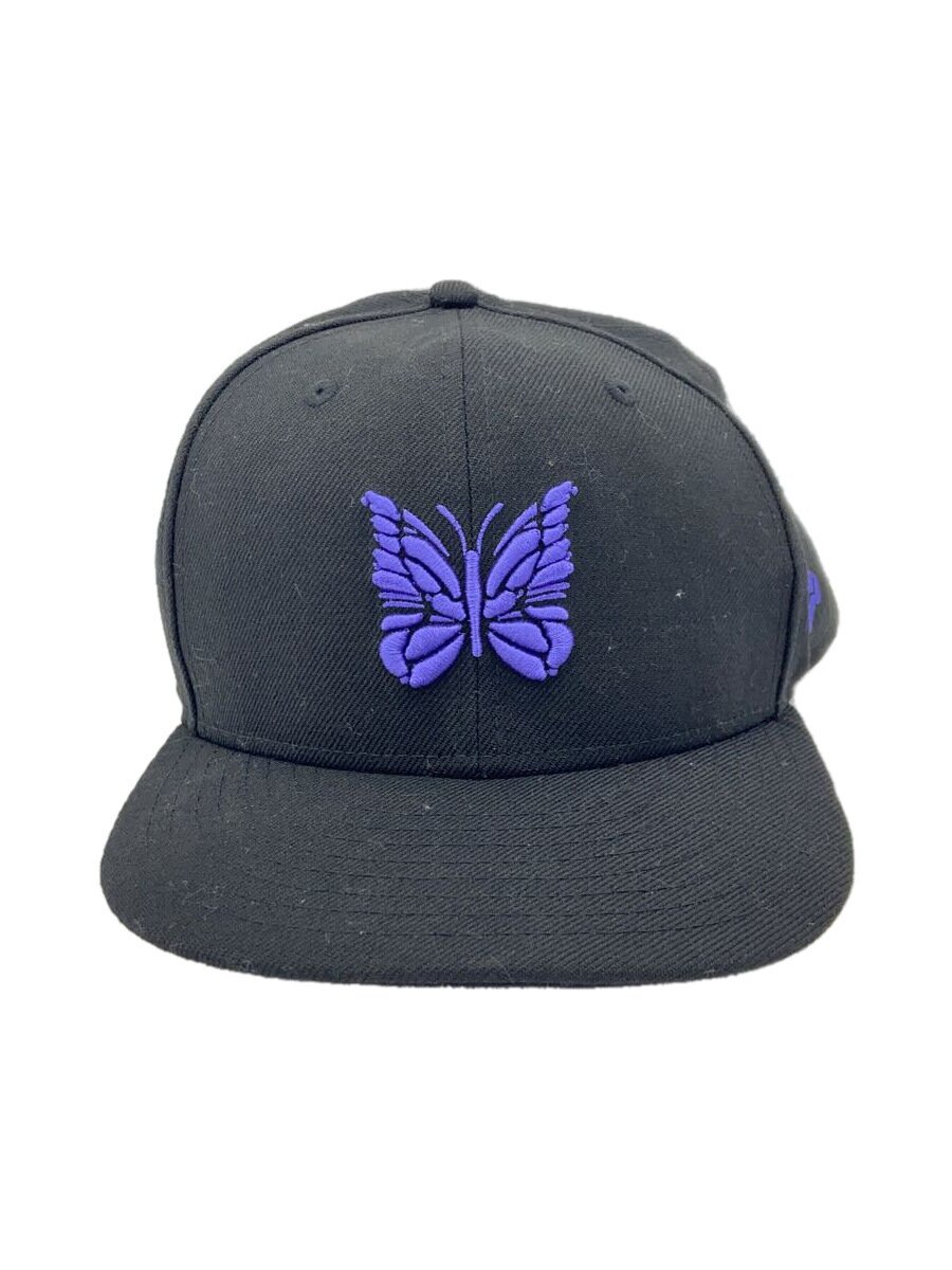 【中古】NEW ERA◆キャップ/7 1/2/ウール/BLK/メンズ【服飾雑貨他】