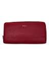【中古】FURLA◆長財布/レッド/レディース【服飾雑貨他】