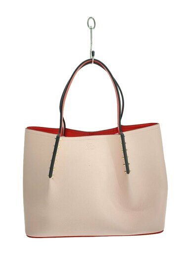 【中古】Christian Louboutin◆トートバッグ/レザー/PNK/カバロック【バッグ】 【中古】Christian Louboutin◆トートバッグ/レザー/PNK/カバロック【バッグ】