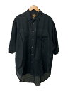 【中古】MAISON SPECIAL◆Prime-Over Short Sleeve Shirt Coat/半袖シャツ/1/BLK/11241311211【メン...