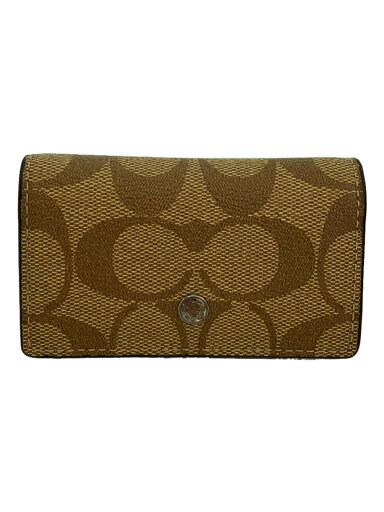 【中古】COACH◆シグネチャー/キーケース/PVC/ブラウン/総柄/レディース/78675/キーホルダー欠品/【服飾雑貨他】 【中古】COACH◆シグネチャー/キーケース/PVC/ブラウン/総柄/レディース/78675/キーホルダー欠品/【服飾雑貨他】