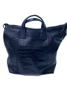 【中古】BALENCIAGA◆トートバッグ/レザー/BLK【バッグ】