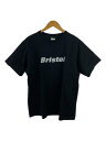【中古】F.C.R.B.(F.C.Real Bristol)◆Tシャツ/L/コットン/BLK/プリント/FCRB-230065//【メンズウェア】