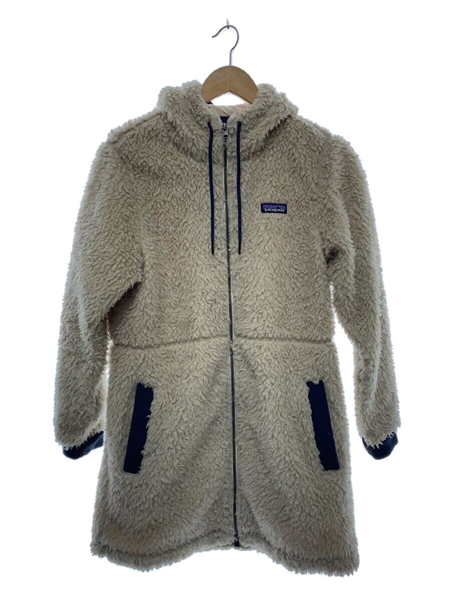 【中古】patagonia◆WsDustyMesaParka/M/ポリエステル/CRM/無地/STY25115FA23【レディースウェア】