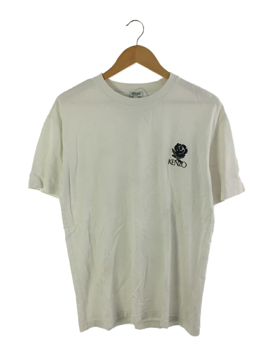 【中古】KENZO◆Tシャツ/S/コットン/WH