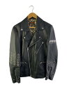 【中古】JOHNSONS LA ROCKA! /ダブルライダースジャケット【メンズウェア】(4)