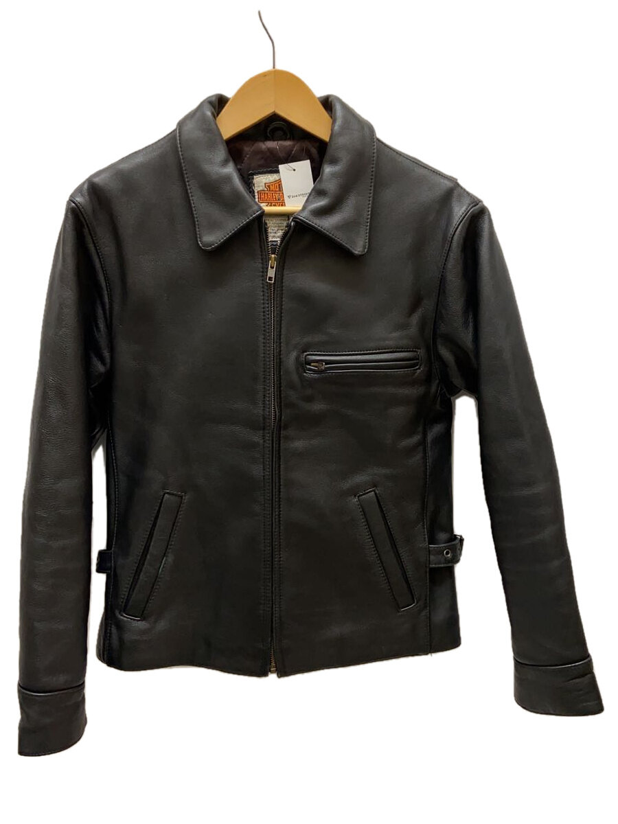 新品未使用✨ハーレーダビッドソン　レザージャケット　シングルライダース　XL 黒 2343283711903-01.jpg