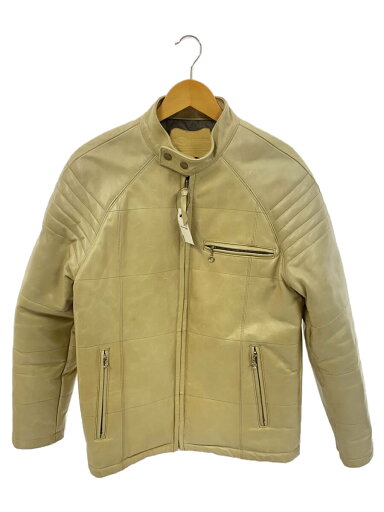 【中古】JOHN BULL◆レザージャケット・ブルゾン/L/牛革/CML/無地/72253【メンズウェア】 【中古】JOHN BULL◆レザージャケット・ブルゾン/L/牛革/CML/無地/72253【メンズウェア】
