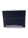 【中古】Calvin Klein◆カードケース/レザー/BLK/メンズ【服飾雑貨他】