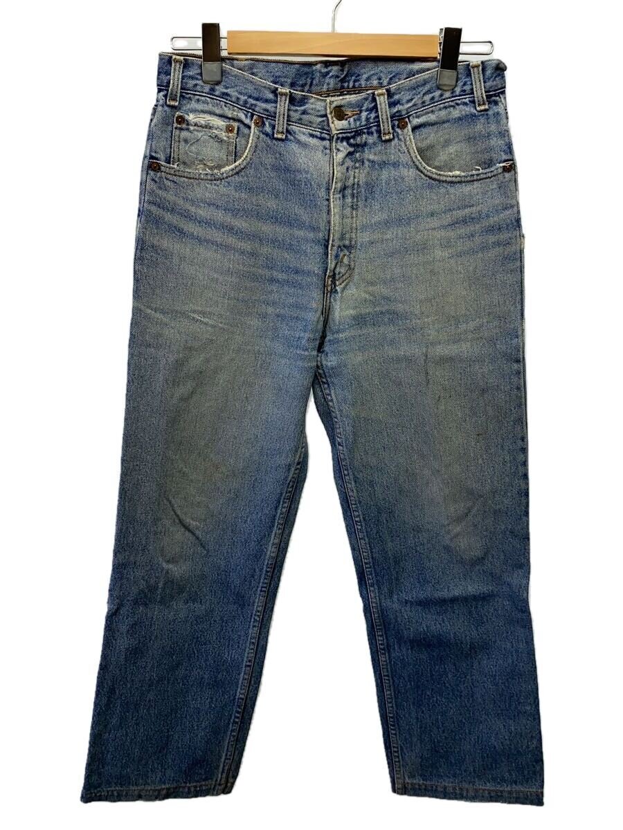 【中古】Levi’s◆80s 630/ユーロリーバイス/ストレートデニムパンツ/33×36/ベルギー製/しみ・裾上げ【メンズウェア】