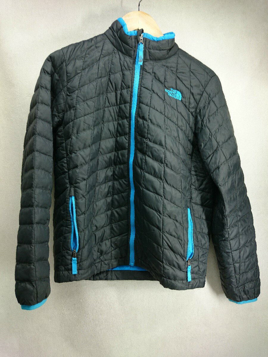 【中古】THE NORTH FACE◆ブルゾン/L/ナイロン/GRY【キッズ】