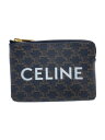 【中古】CELINE◆トリオンフコインンケース/10C662CA2.38NO/メンズ/キャンバス/BLK/総柄【服飾雑貨他】