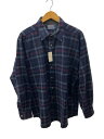 【中古】PENDLETON◆長袖シャツ/XL/ウール/ネイビー/チェックシャツ/ネルシャツ/USA製/70s【メンズウェア】(4)