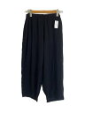 【中古】MOYURU◆サルエルパンツ/M/レーヨン/BLK【レディースウェア】