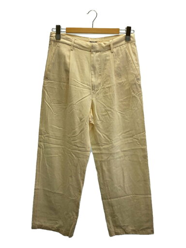 【中古】AURALEE◆HARD TWIST COTTON SILK VIYELLA SLACKS/3/コットン/BEG/A24SP03KV【メンズウェア】 【中古】AURALEE◆HARD TWIST COTTON SILK VIYELLA SLACKS/3/コットン/BEG/A24SP03KV【メンズウェア】