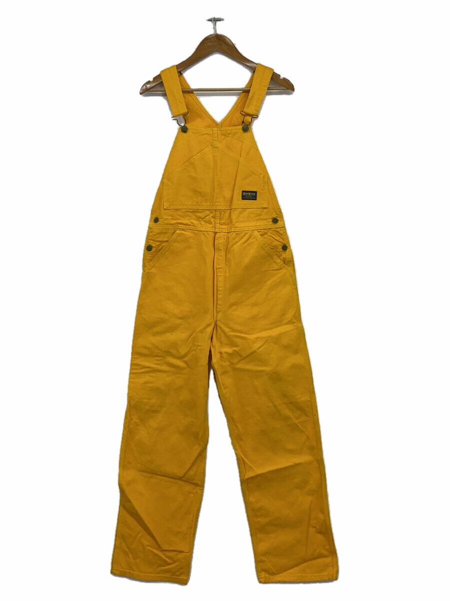 【中古】OshKosh B’Gosh◆60～70s/三角タグ/USA製/オーバーオール/32/コットン/イエロー【メンズウェア】