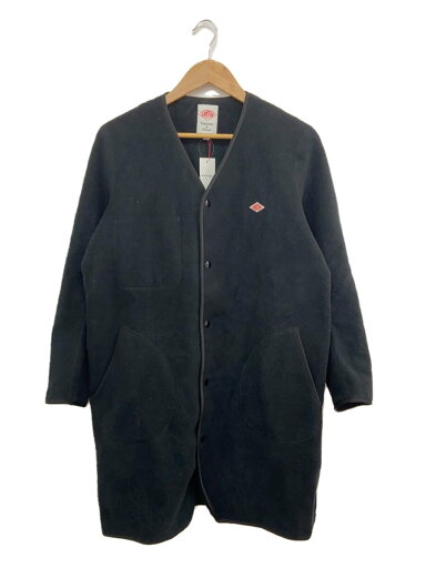 【中古】DANTON◆【タグ付】FLEECE COLLARLESS COAT/38/ポリエステル/BLK/JD-8992【レディースウェア】 【中古】DANTON◆【タグ付】FLEECE COLLARLESS COAT/38/ポリエステル/BLK/JD-8992【レディースウェア】