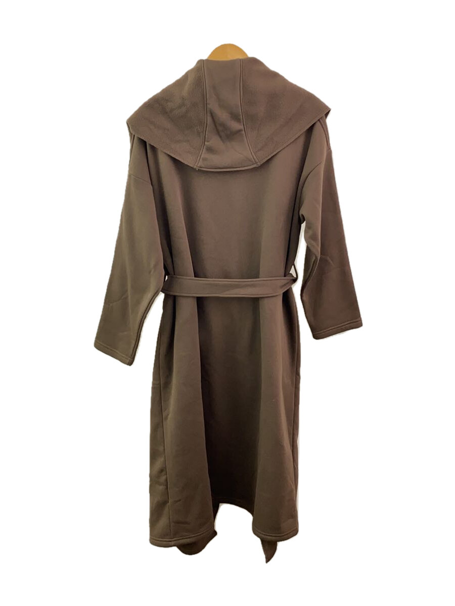 【中古】hagumu◆コート/FREE/ポリエステル/BRW/無地/24001【レディースウェア】