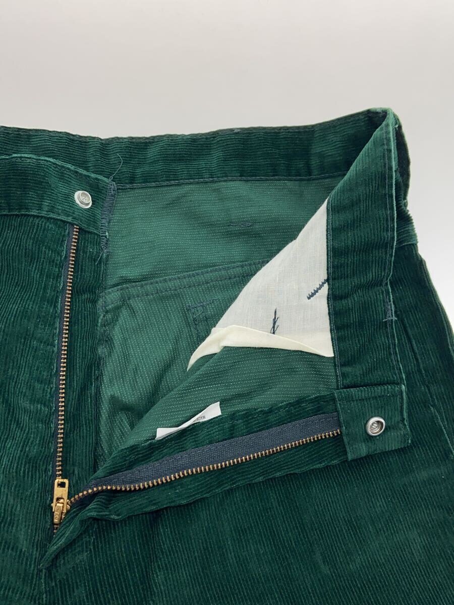 【中古】70s-80s/パンツ/ボトム/42TALON/タロンジップ/コーデュロイ/GRN【メンズウェア】