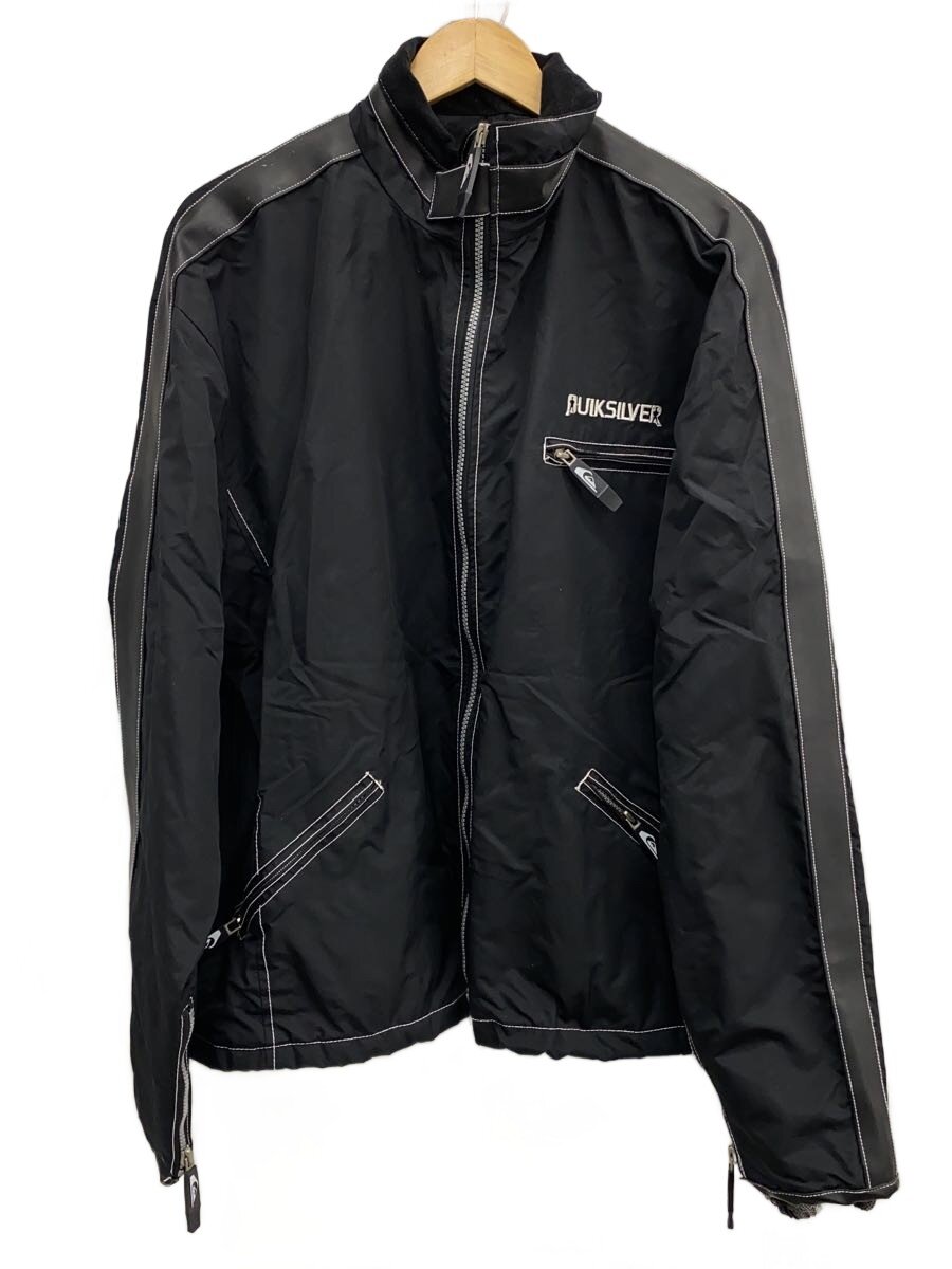 【中古】QUIKSILVER◆ウェアー/L/BLK【スポーツ】