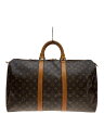 【中古】LOUIS VUITTON◆キーポル60_モノグラム・キャンバス_BRW/PVC/BRW/モノグラム【バッグ】