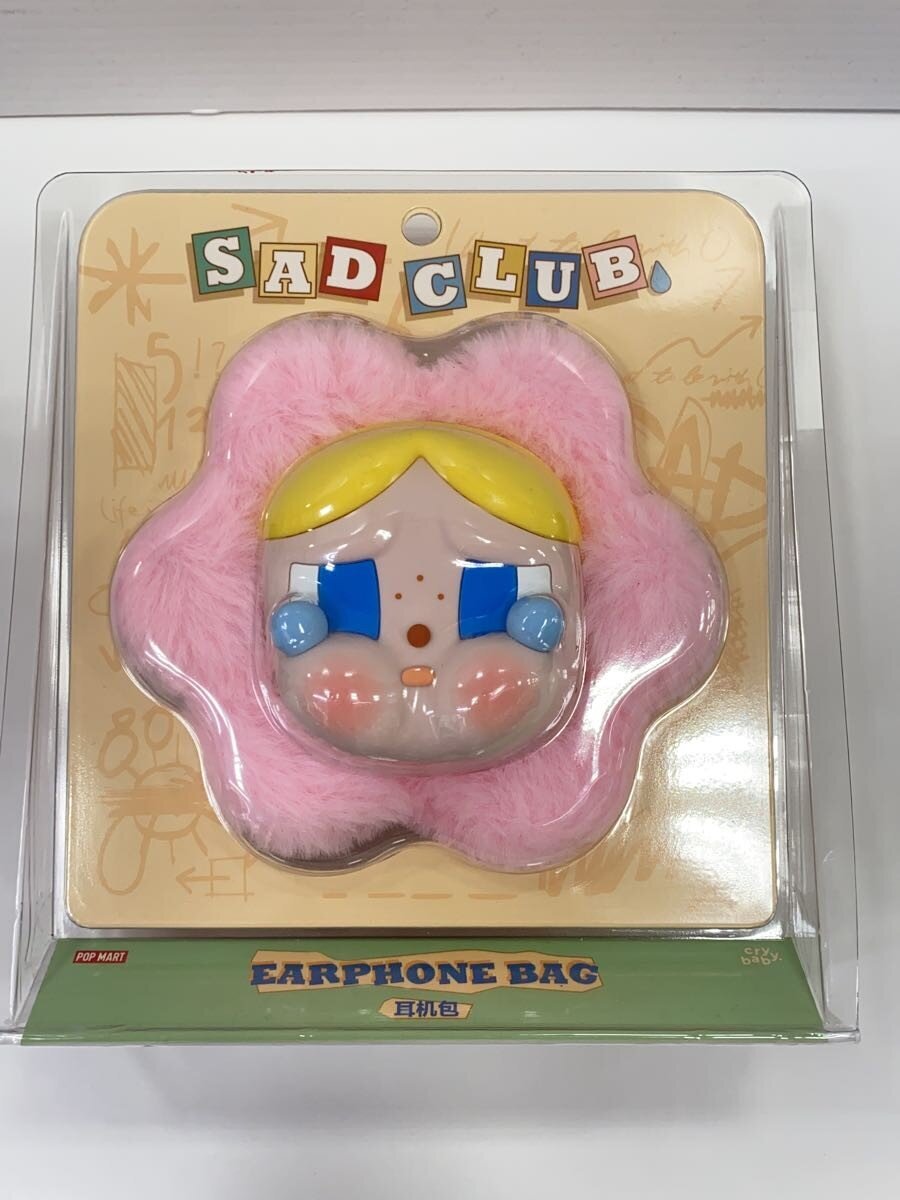 【中古】POPMART/CRYBABY/ぬいぐるみ/イヤホンケース【ホビー】