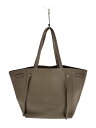 【中古】CELINE◆トートバッグ/レザー/BEG/カバ/ファントム/使用感有【バッグ】