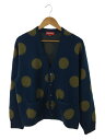 【中古】Supreme◆20AW/Brushed Polka Dot Cardigan/S/アクリル/BLU/ドット【メンズウェア】