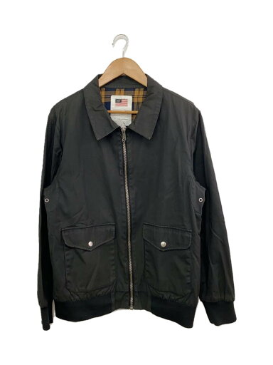 【中古】HUF◆ジャケット/L/コットン/BLK/無地【メンズウェア】 【中古】HUF◆ジャケット/L/コットン/BLK/無地【メンズウェア】